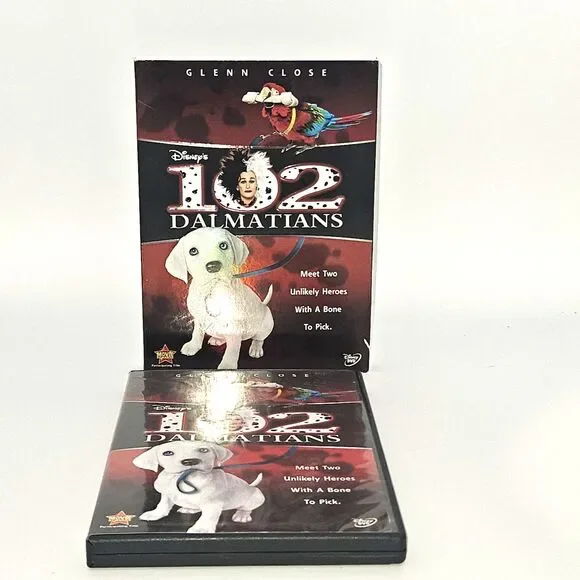 Disney 102 Dalmatians DVD Glenn Close Live Action Movie Tested w Case Disc - Picture 5 of 6